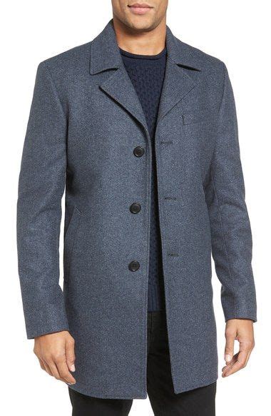 Michael Kors Mens Pike Slim Fit Top Wool Blend Coat 38 